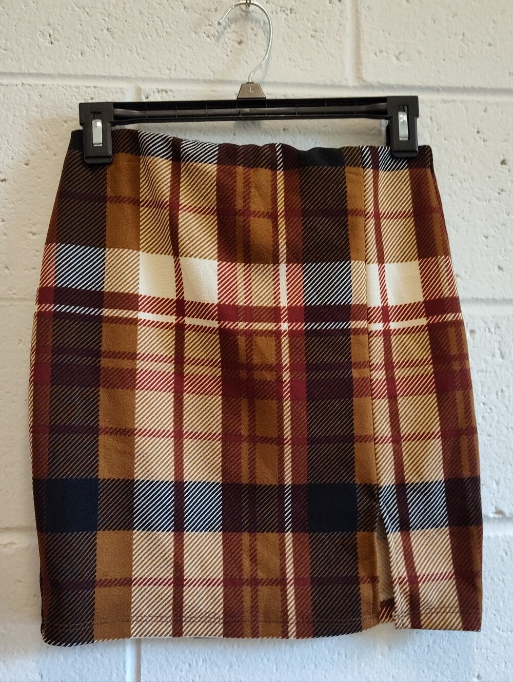 90s-Inspired Brown Plaid Mini Skirt – FASHION NOVA